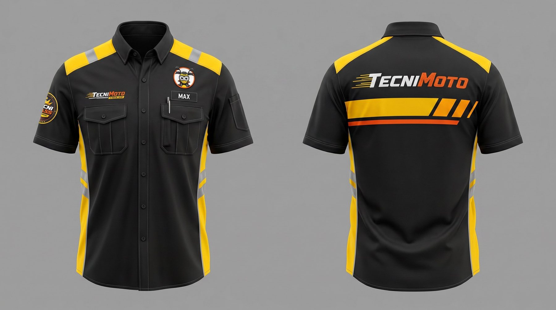 Camisa racing pit crew de gerente