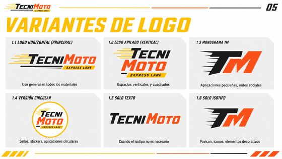 Lámina 5: Variantes de Logo