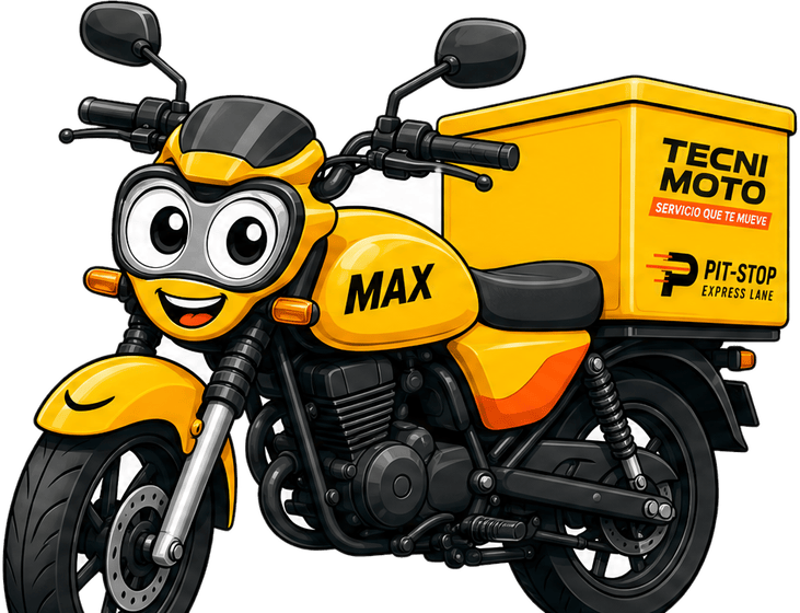 MAX, la moto de reparto amarilla con vida